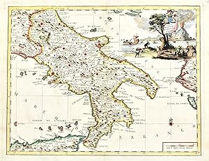 Carta geografica del Regno di Napoli