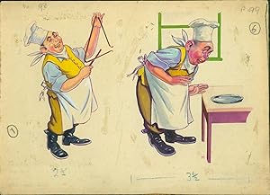 Two Chefs [Original illustration]