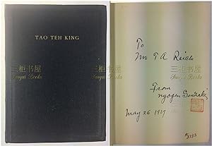 Tao Teh King (The Way of Peace) of Lao-Tzu as Re-Stated by A. L. Kitselman II, 1936. Original Fir...
