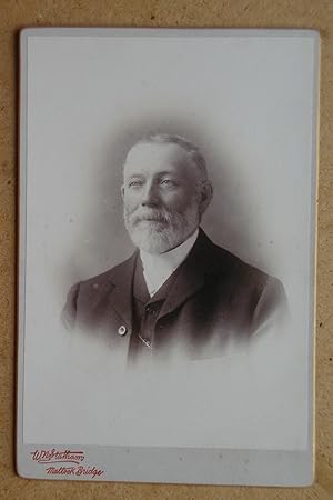 Cabinet Photograph. Portrait of a Bearded Gentleman.