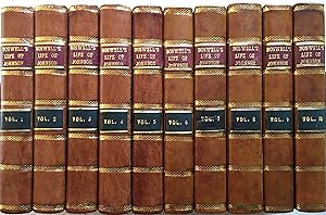 Boswell's Life of Samuel Johnson 8 Vols. + 2 Johnsonia All Full Original Leather
