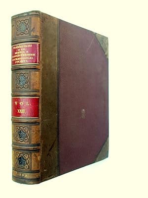 Transactions of the Bristol and Gloucestershire Archaeological Society for 1899. Vol XXII
