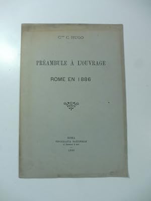Preambule a l'ouvrage Rome en 1886