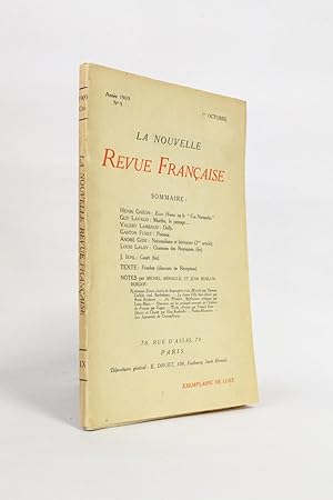 Dolly [et] Nationalisme et littérature (2ème article) in La Nouvelle Revue française n°9 de l'ann...