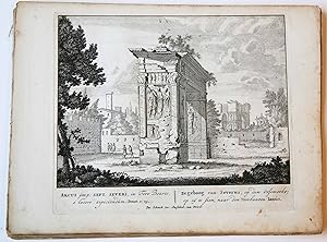 [Antique print, etching/ets] ARCUS imp. SEPT. SEVERI, in Foro Boario Views of Rome [Set title] (G...