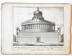[Antique print, etching/ets, Rome] MAUSOLEUM HADRIANI. Views of Rome [Set title] (gezicht op Rome...