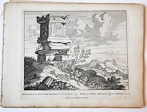 [Antique print, etching/ets, Rome] MONUMENTUM PUBL. VIBII MARIANI; in via CASSIA. Views of Rome [...