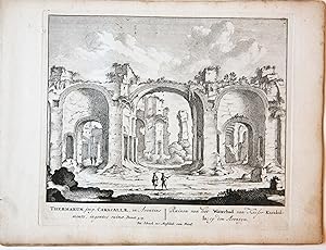 [Antique print, etching/ets, Rome] THERMARUM imp. CARACALLAE. Views of Rome [Set title] (gezicht ...