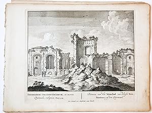 [Antique print, etching/ets, Rome] THERMARUM CONSTANTINIARUM. Views of Rome [Set title] (Gezicht ...