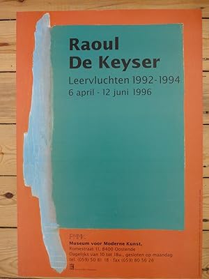 Raoul De Keyser : Leervluchten 1992-1994 (poster)