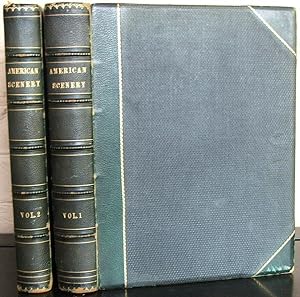 AMERICAN SCENERY; or Land, Lake, and River. Illustrations of Transatlantic Nature. (Two Volumes) ...