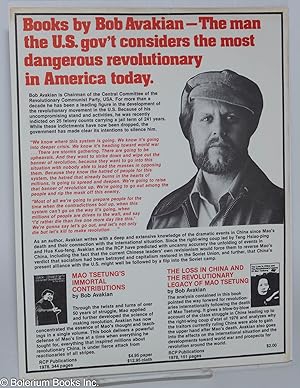 Books by Bob Avakian - The man the US gov't considers the most dangerous revolutionary in America...