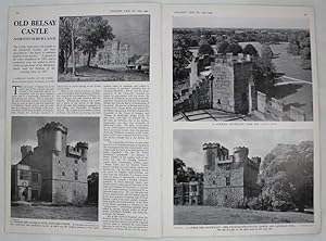 Original Issue of Country Life Magazine Dated October 19th 1940, with a Main Feature on Old Belsa...