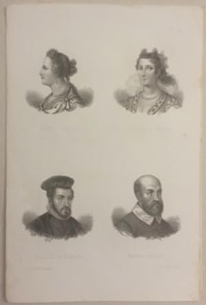 Ritratti di Bianca Cappello, Veronica Franco, Enrico III e Andrea Palladio