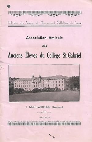 Fédération Des Amicales de L'enseignement Catholique De France - Avril 1939