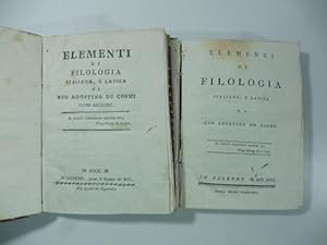 Elementi di filologia italiana e latina di Gio: Agostino De Cosmi