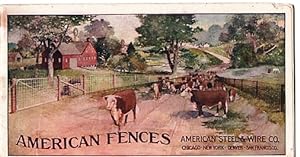 AMERICAN FENCES [cover title]. CATALOGUE NO. 12, THE AMERICAN FENCE. Adapted to and covering ever...