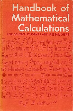 Handbook of Mathematical Calculations