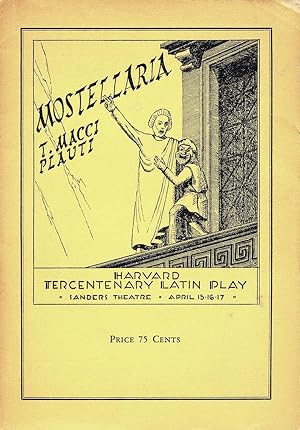 Mostellaria Of Plautus (Harvard Tercentenary Latin Play)
