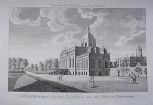 A Fine Antique Engraved Print Illustrating Castle Howard, The Seat of the Earl of Carlisle, Near ...