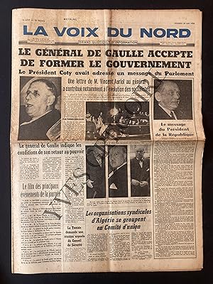 LA VOIX DU NORD-N°4317-30 MAI 1958