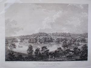 Original Antique Engraving Illustrating Luton Hoo in Bedfordshire, The Seat of the Earl of Bute. ...