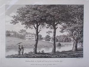 Original Antique Engraving Illustrating Beeston Hall in Norfolk, The Seat of Jacob Preston, Esq. ...