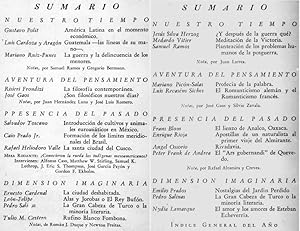 Revista Cuadernos Americanos. - Año IV, 1945. No. 6 Nov-Dic. & Año V, 1946. No. 1 Ene-Feb.- Pedro...