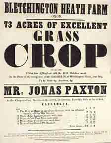 Bletchington Heath Farm, Oxon [original auction poster].