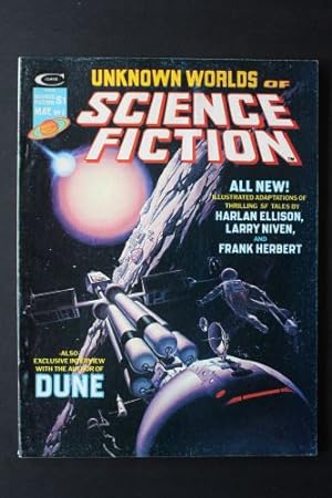 NOT LONG BEFORE THE END = New Comics Adaption in UNKNOWN WORLDS OF SCIENCE FICTION #3. May 1975