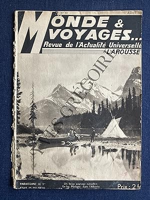 MONDE & VOYAGES-N°40-15 AOUT 1932