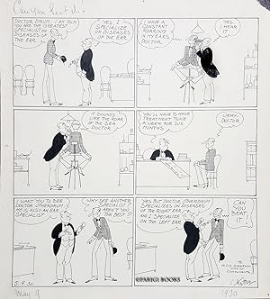Maurice Ketten Can You Beat It! 1930 Original Comic Strip Art