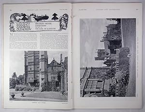 Original Issue of Country Life Magazine Dated August 19th 1899, with a Main Feature on Melbury Ho...