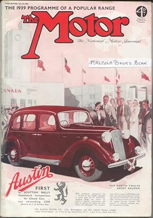 " The Motor " Vol. LXXIII., No. 1908 , Tuesday July 19, 1938