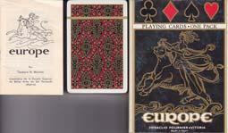 BARAJA FOURNIER. EUROPE. ¡ SIN USAR ! - Naipe Poker de 54 Cartas