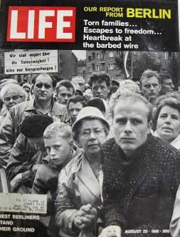 Life Magazine August 25, 1961 -- Cover: West Berliners