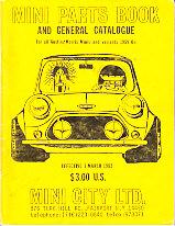 Mini Parts Book and General Catalogue - Covers All Austin / Morris Minis and Variants 1950-On - 2...