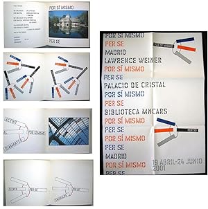 Por Si Mismo (Lawrence Weiner: an exhibition catalogue comes with an inserted poster)