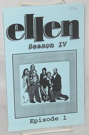 Ellen: season IV, episode 1 [playbill]