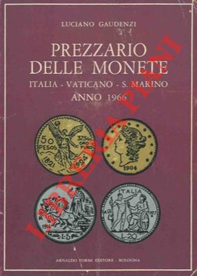 Prezzario delle monete. Italia. Vaticano. S. Marino. Anno 1966.