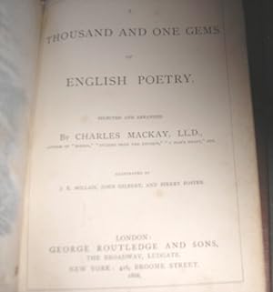 A Thousand And One Gems Of English Poetry