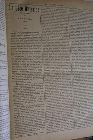 La bête humaine & Fort comme la mort. In La Vie Populaire : années 1888, 1889, 1890 complètes