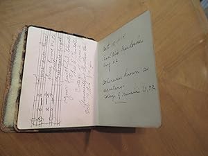 Personal Autograph Book with Faculty Autographs from the University of Southern California Colleg...