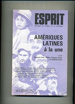REVUE EDPRIT : AMERIQUES LATINES A LA UNE avec Octavio Paz, Mario Vargas Llosa et Gabriel Zaïd.