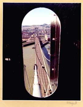 Keyhole portrait of San Francisco from Bay Bridge Tower.