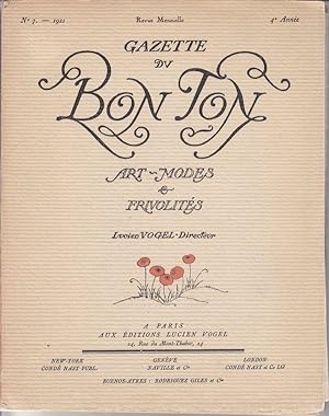 Gazette Du Bon Ton No 7, 4ème Année. Complet.