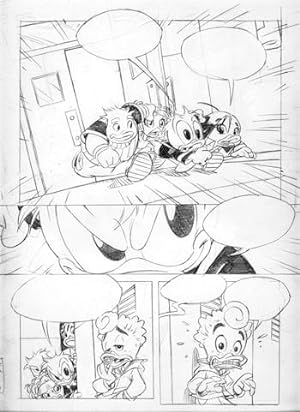 Vitale Mangiatordi PP8 Paperino Paperotto (Donald Duckling) #8 Page 37 Original Comic Art