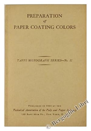 PREPARATION OF PAPER COATING COLORS.: