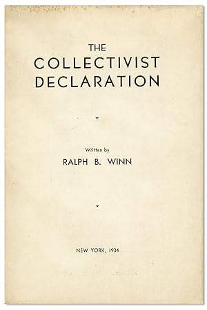 The Collectivist Declaration