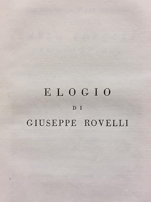 Elogio di Giuseppe Rovelli.